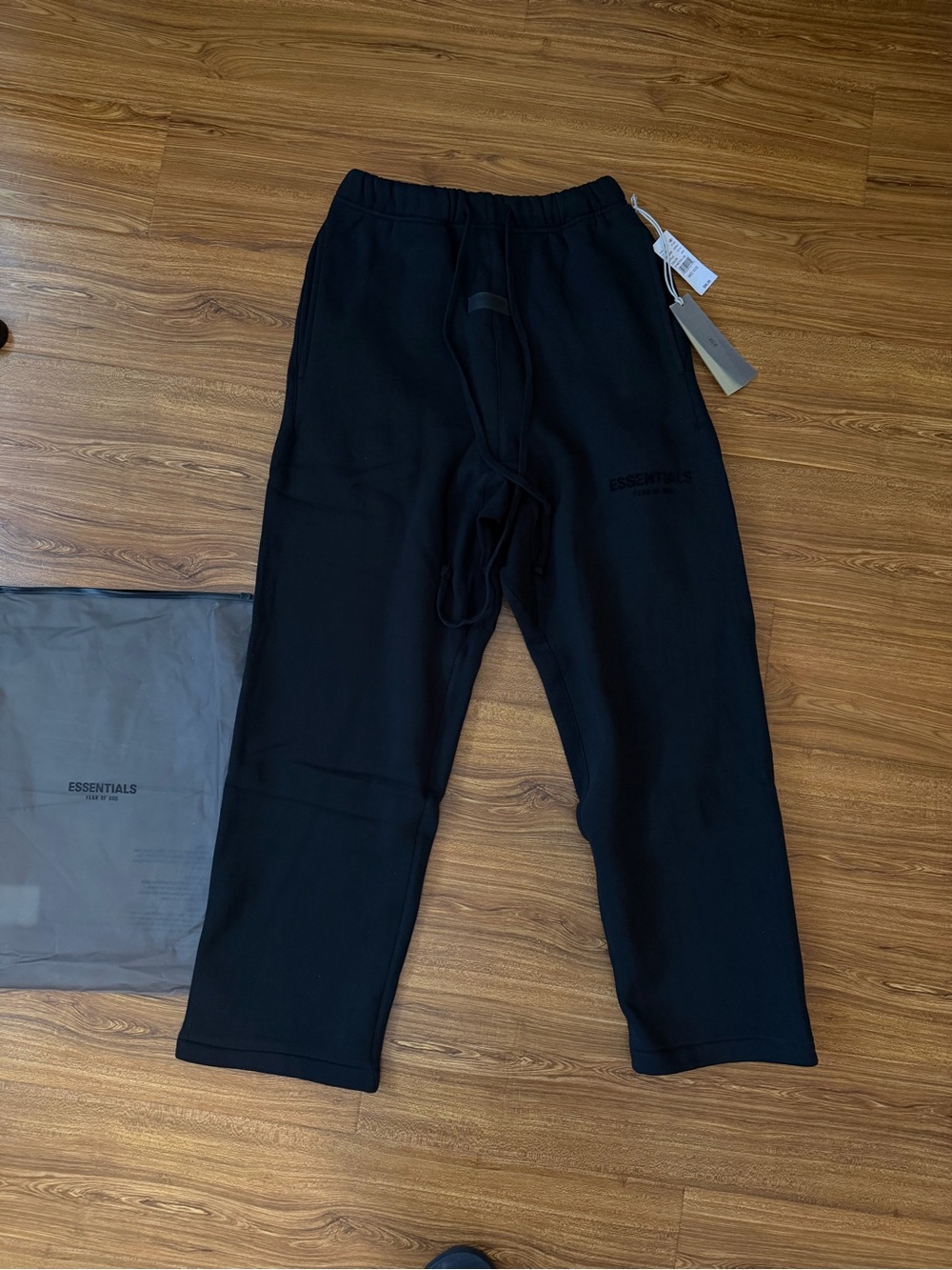 Essentials Black Sweatpants - Picture 2 of 5
